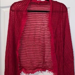 ❤️ 5 for $20 / Mossimo Red and black striped scarf